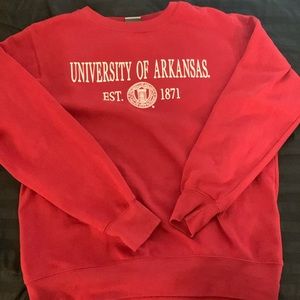 University of Arkansas crew neck